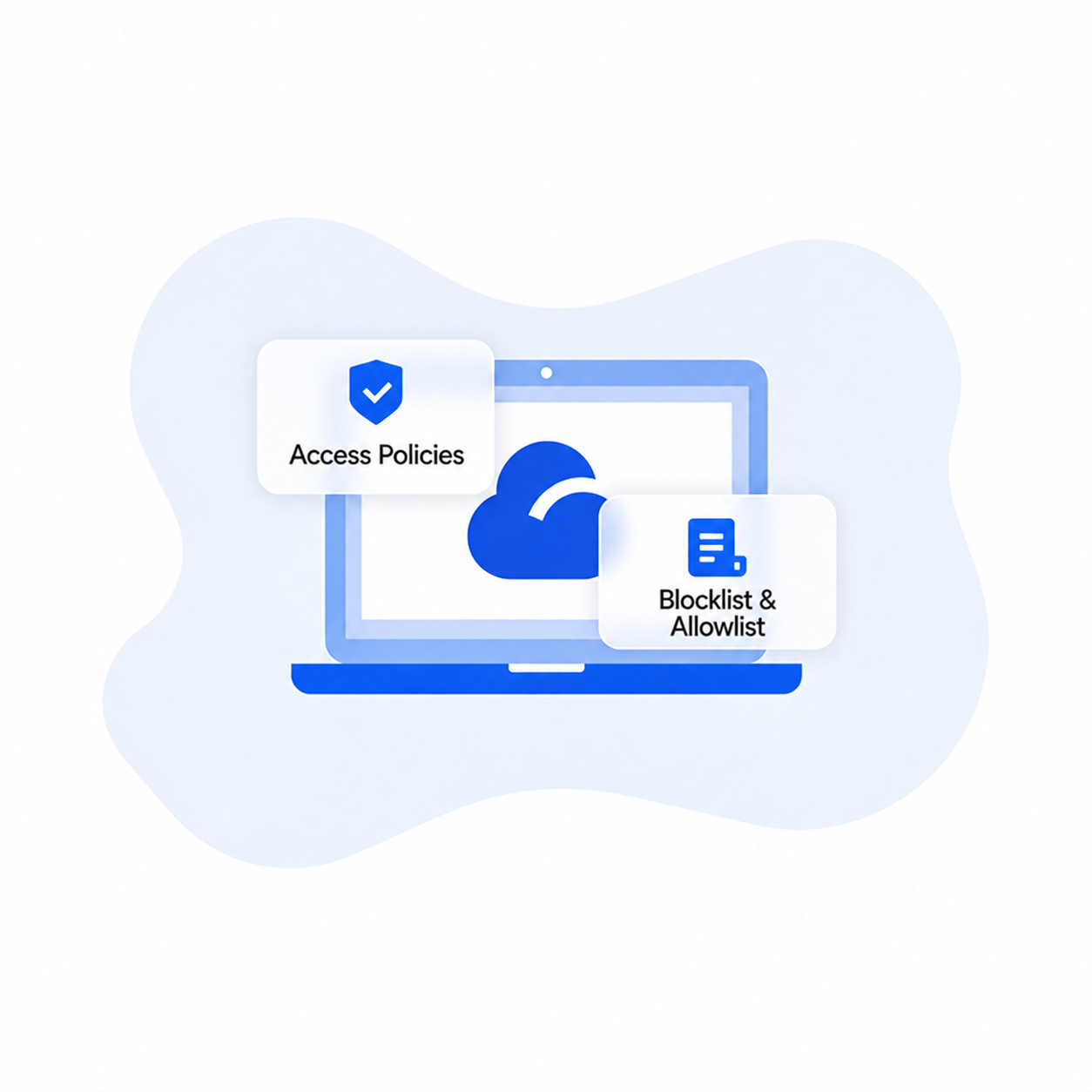 Device, web and application access policies